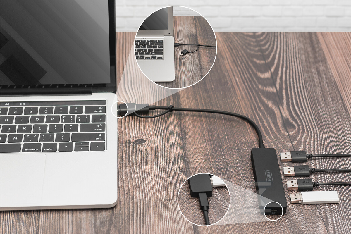 Hub USB 3.0/Koncentrator 4-portowy - DA-70235
