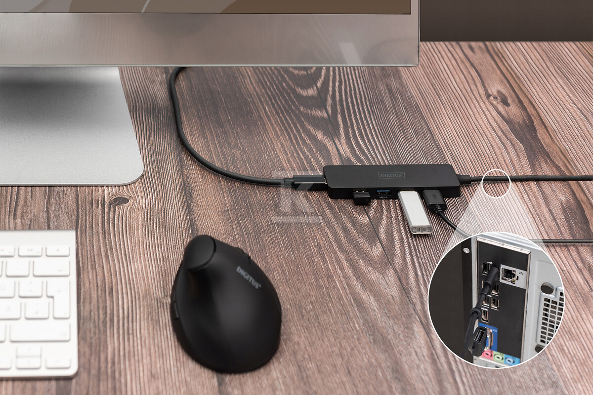 Hub USB 3.0/Koncentrator 4-portowy - DA-70236