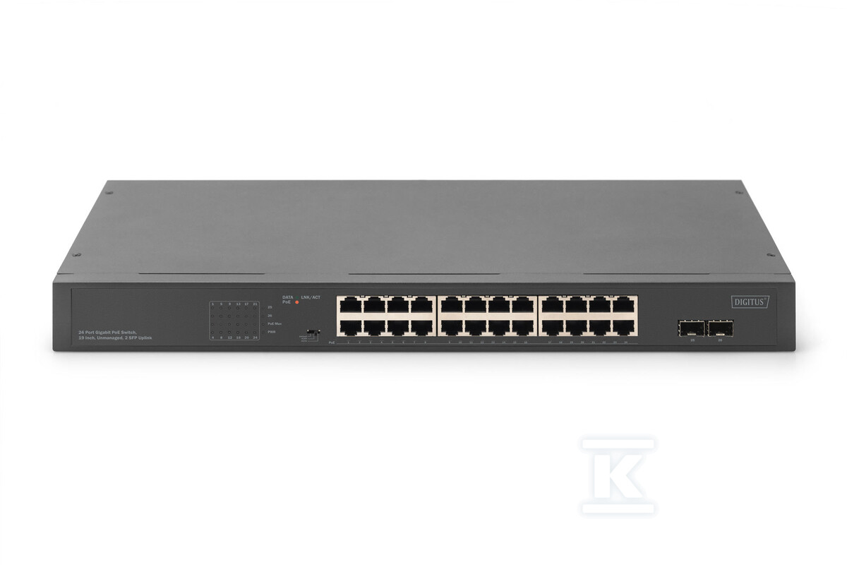 24-Port Gigabit + 2-Port Gigabit SFP - DN-95348-2