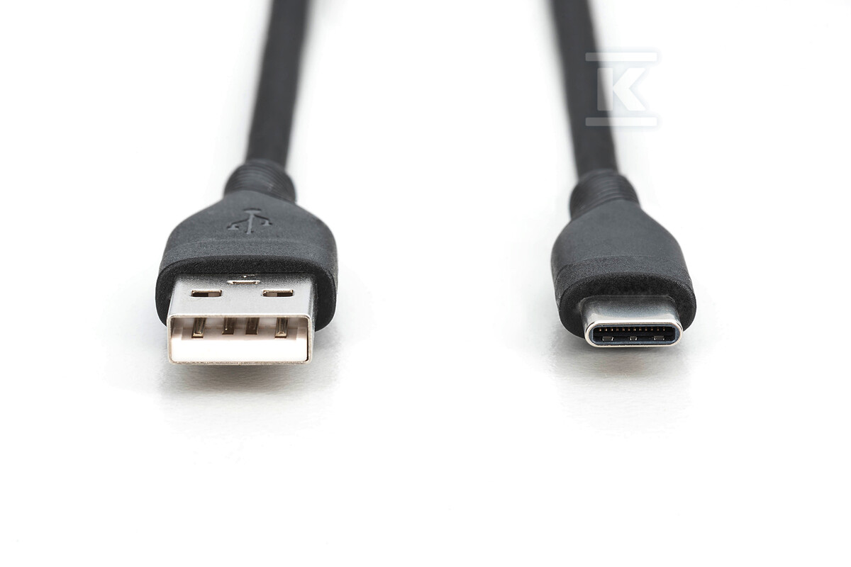Kabel zasilający silikonowy USB-A - - AK-300340-020-S