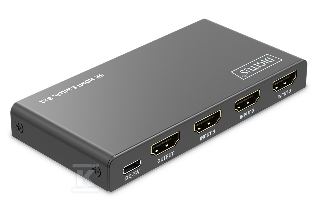 Przełącznik / Switch HDMI 3x1, 8K/60Hz - DS-55333