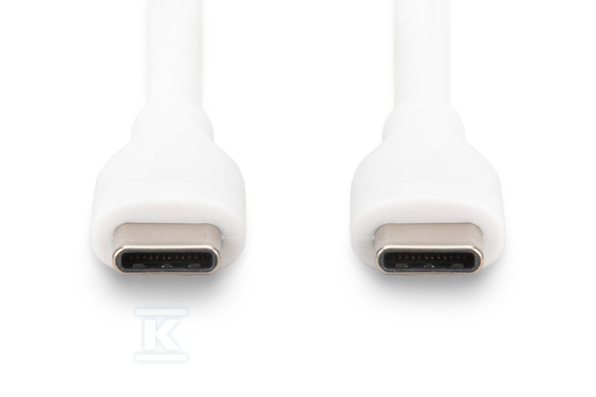 Kabel zasilający silikonowy USB-C - - AK-300341-010-W