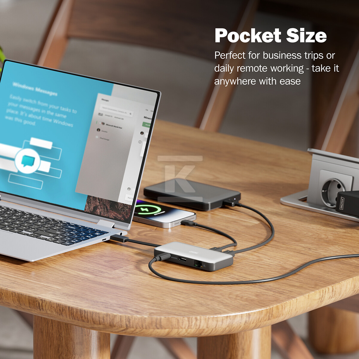 Stacja dokująca podróżna USB-C 7 - DA-70916