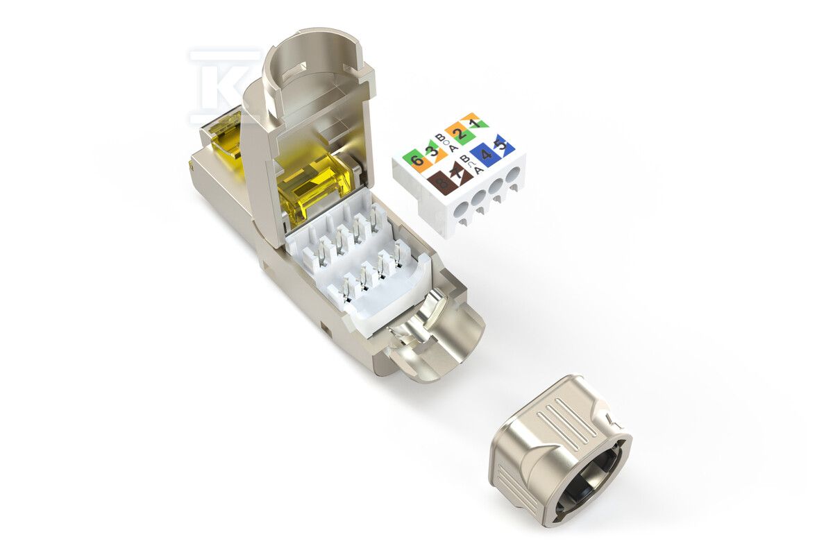 Модульний роз’єм RJ45 кат. 6A, PoE++, - DN-93638