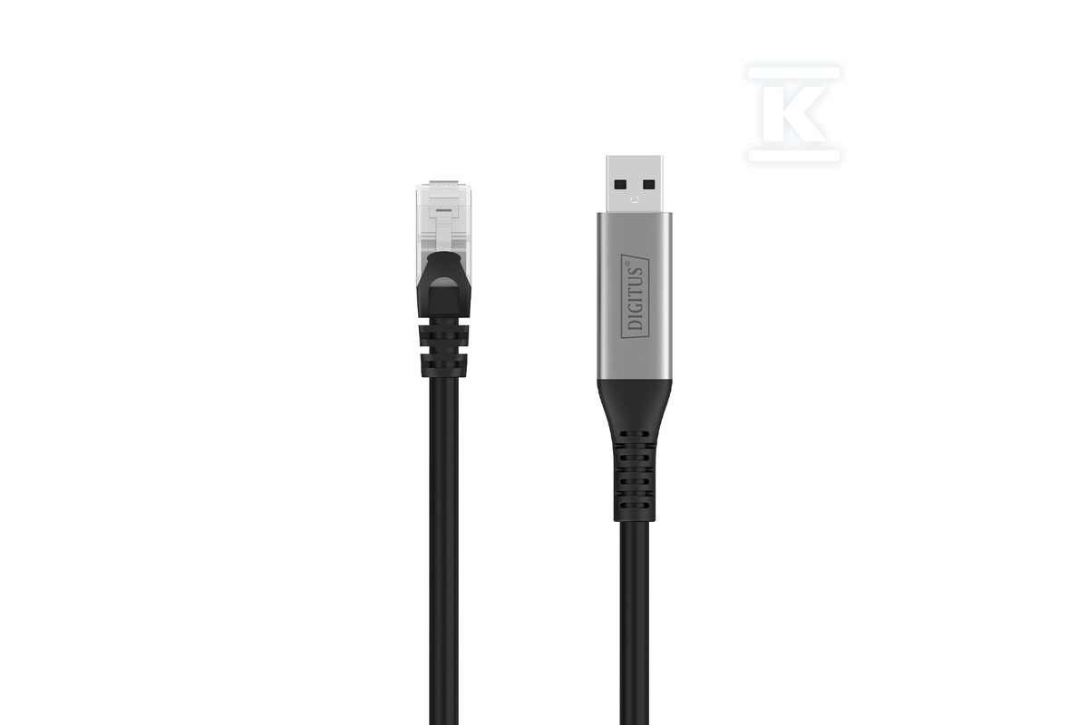 Kabel adapter USB-A – RJ45 Kat. 6A - AK-300600-050-S