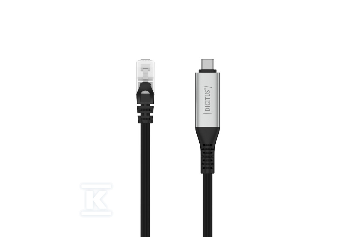 Kabel adapter USB-C – RJ45 Kat. 6A - AK-300601-030-S