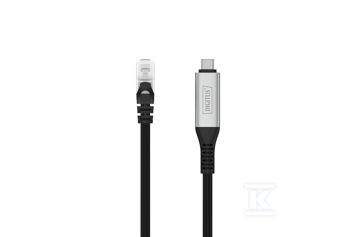 Kabel adapter USB-C – RJ45 Kat. 6A - AK-300601-050-S