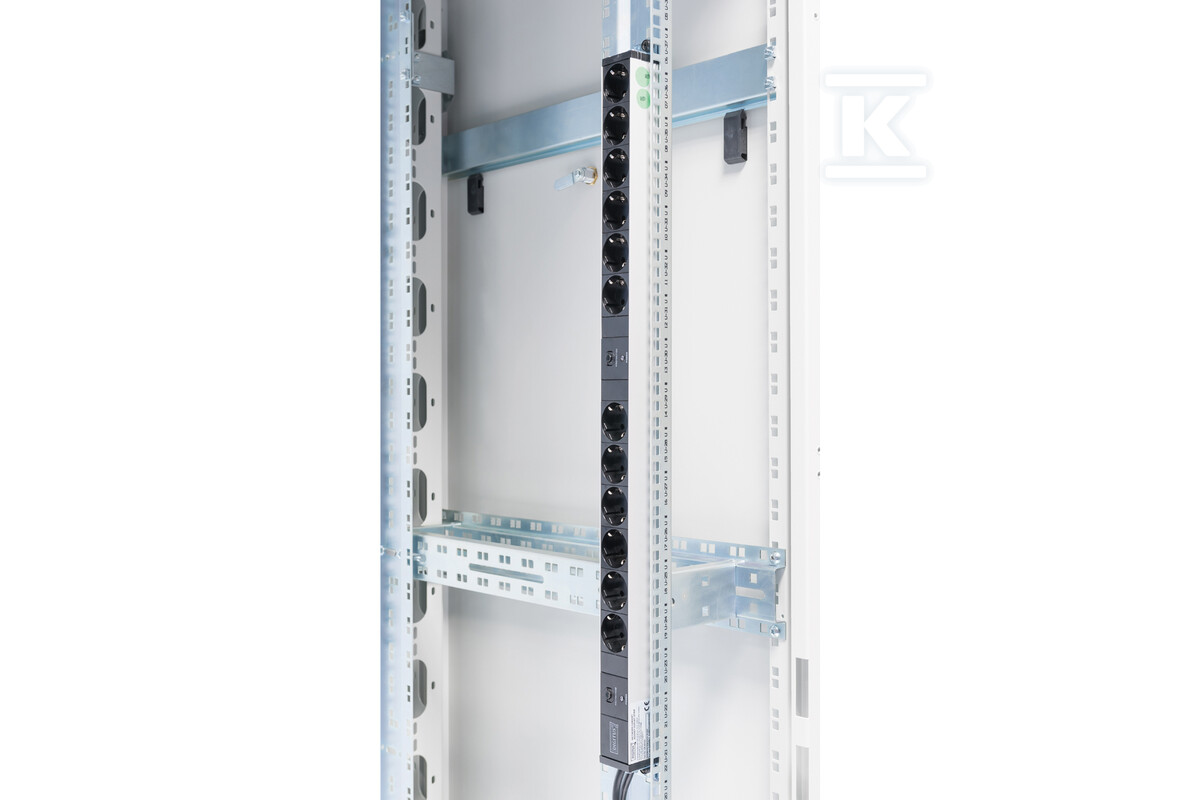Listwa zasilająca pionowa PDU, 12x - DN-95405