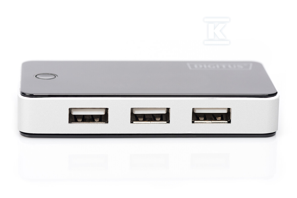 HUB 7-portowy USB 2.0 HighSpeedaktywny, - DA-70222