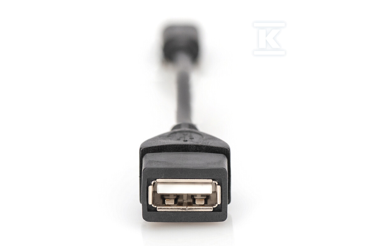 Kabel miniUSB B (5pin)/USB A M/Ż OTG - AK-300310-002-S