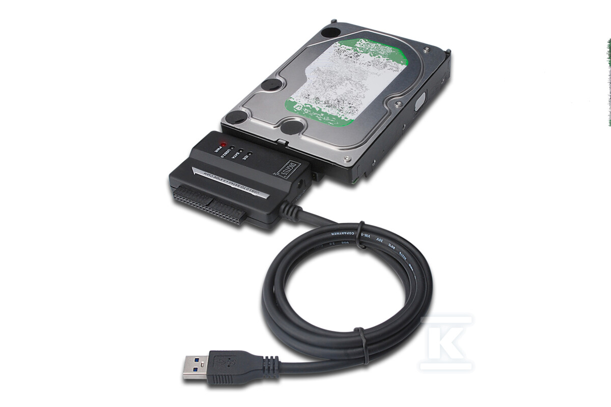 Konwerter IDE, SATA na USB 3.0 z - DA-70325