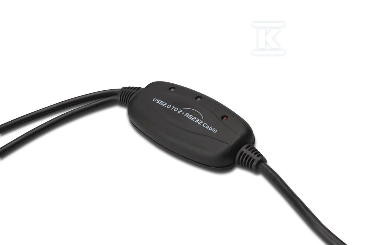 Kabel adapter USB-A 2.0 męski do 2x - DA-70158