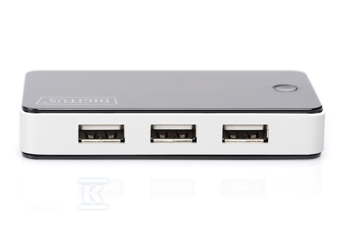 HUB 7-portowy USB 2.0 HighSpeedaktywny, - DA-70222