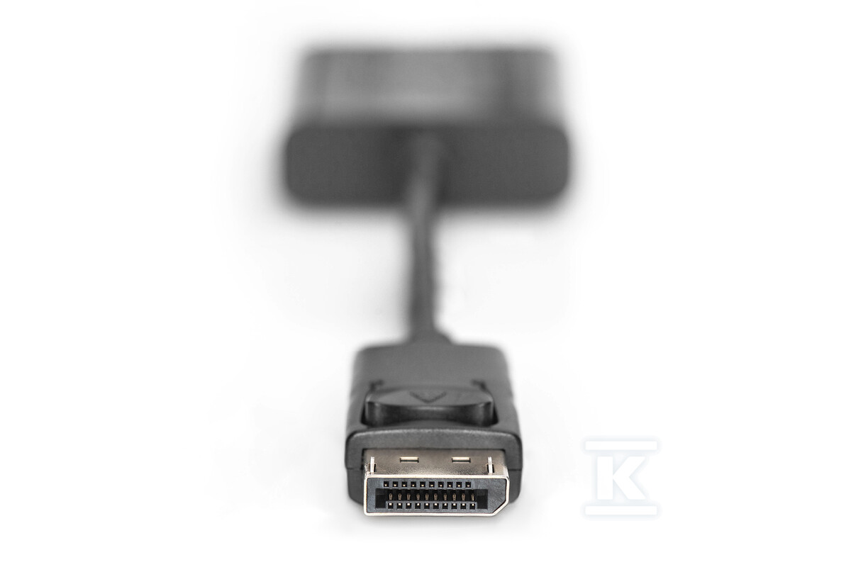 Kabel DP/DSUB15 M/Ż z zatrzaskiem - AK-340410-001-S
