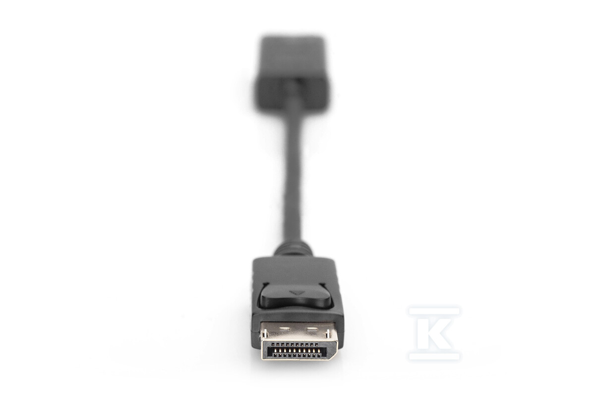 Kabel DP/HDMI z zatrzaskiem aktywny - AK-340415-002-S