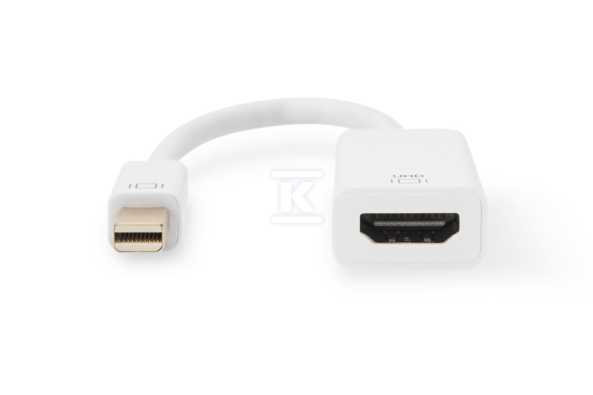 Adapter Mini Displayport aktywny, biały - AK-340416-002-W