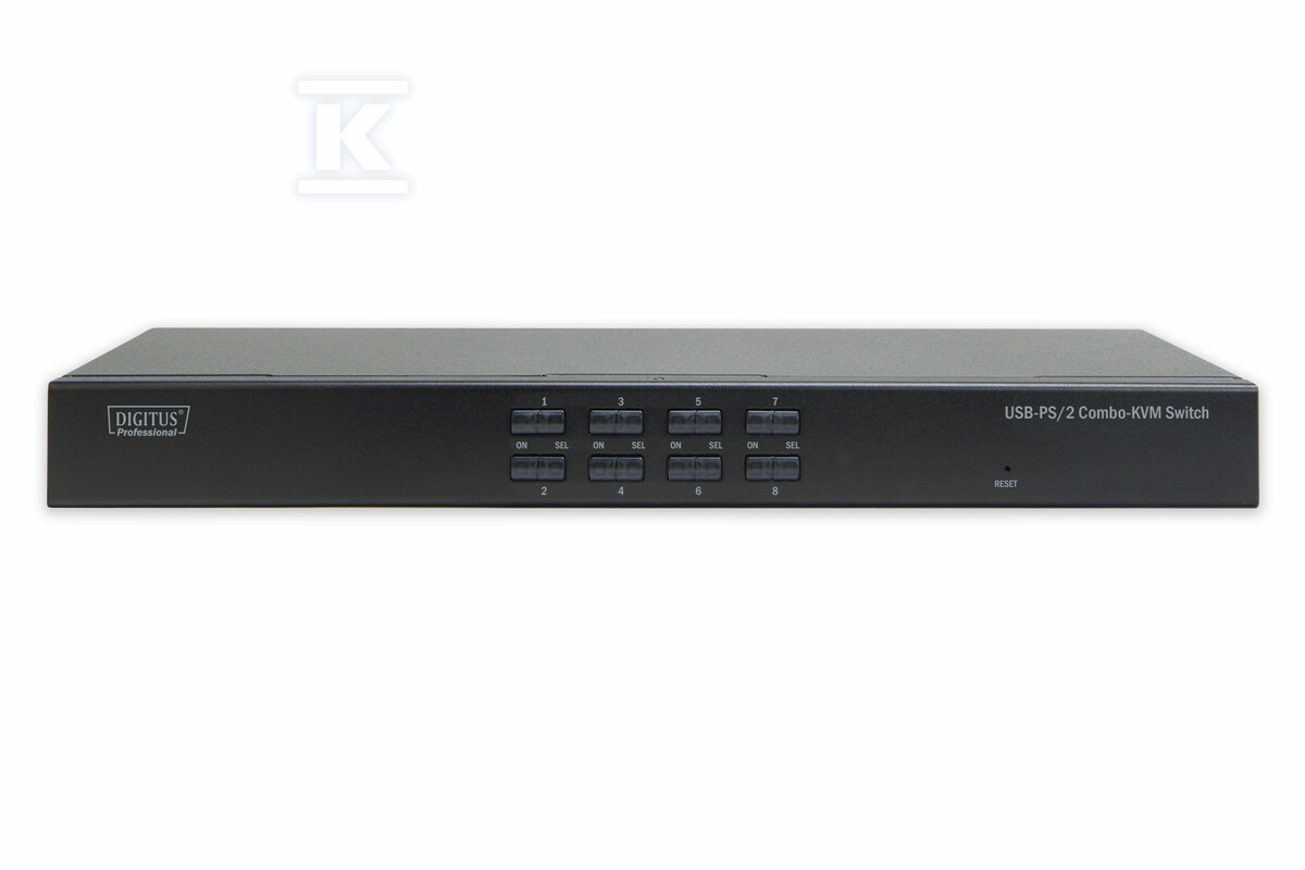 Przełącznik KVM Combo PS/2&USB 2.0, 8 - DS-23200-2