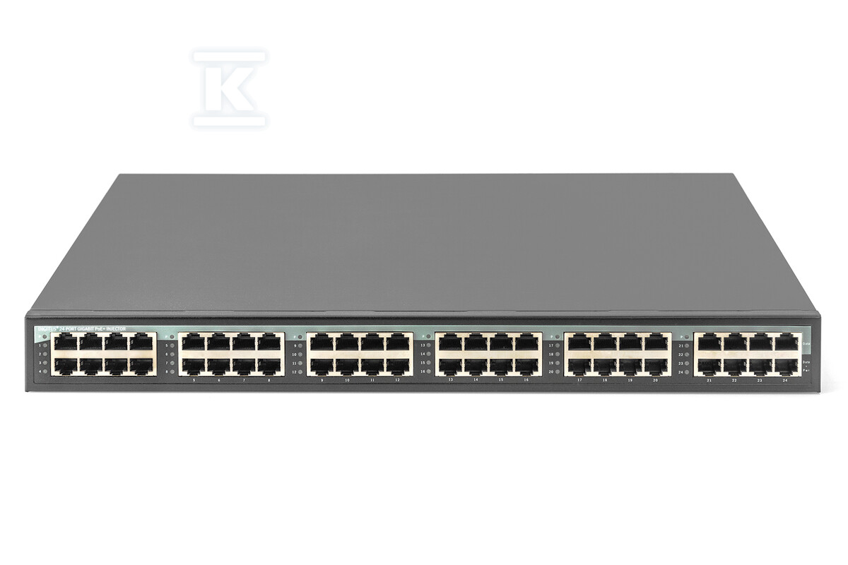 10G Ethernet Zasilacz/Injector PoE+ - DN-95117