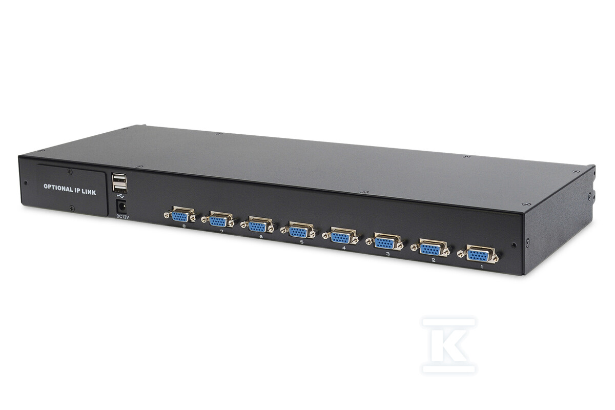 Konsola modularna KVM 17'' LCD TFT, 8 - DS-72210-2US