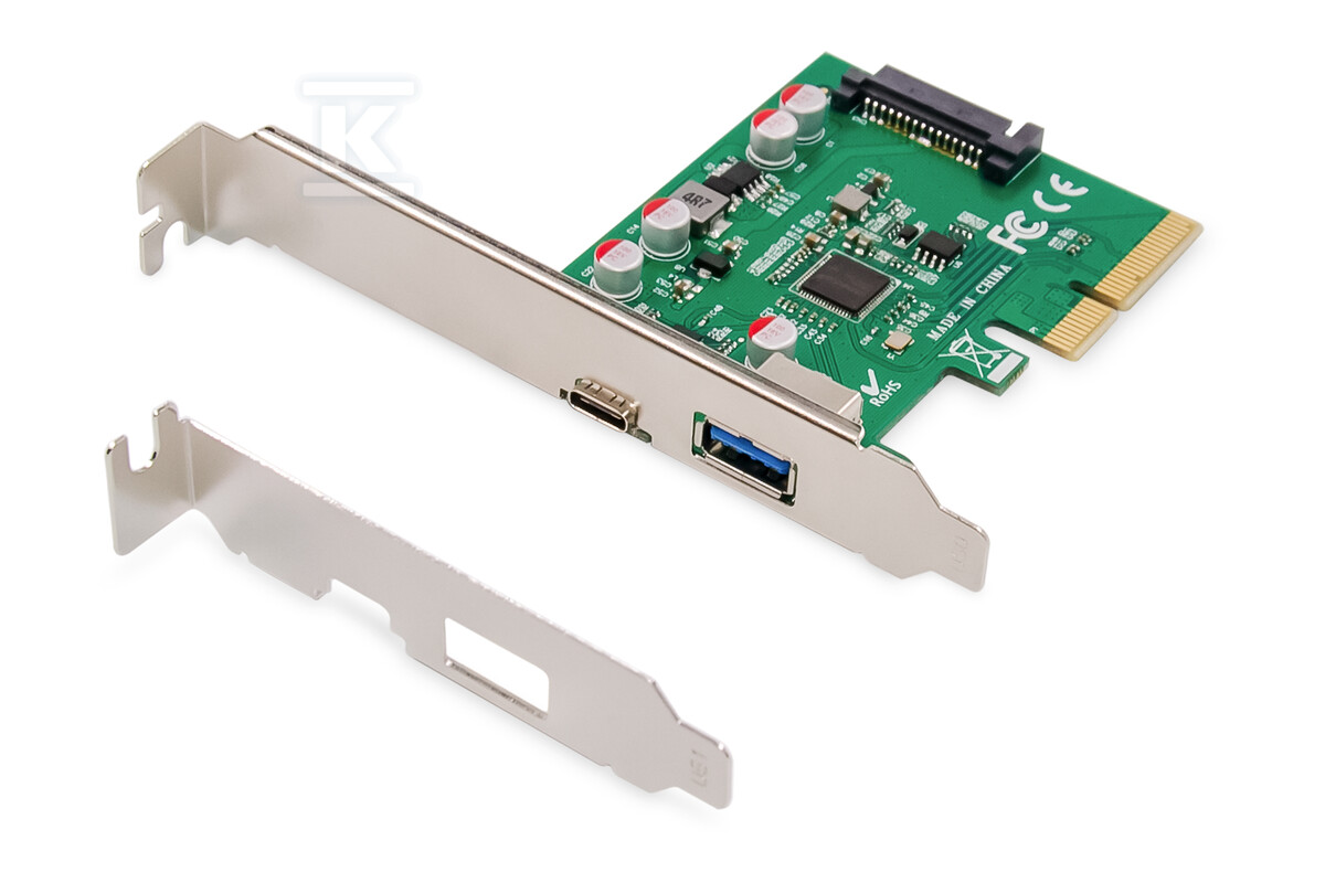 Kontroler USB 3.1 PCI Express USB A / C - DS-30225