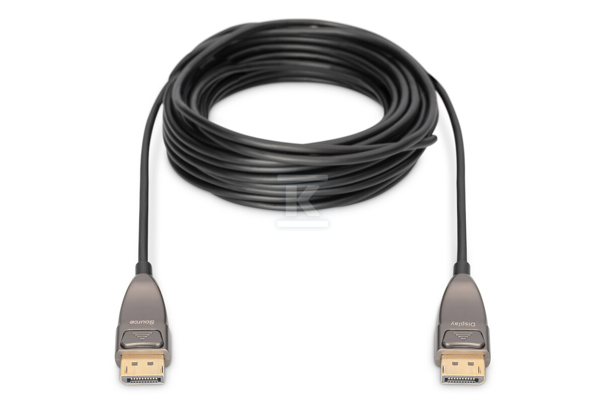 Kabel DP/DP M/M czarny 10m DisplayPort - AK-340107-100-S
