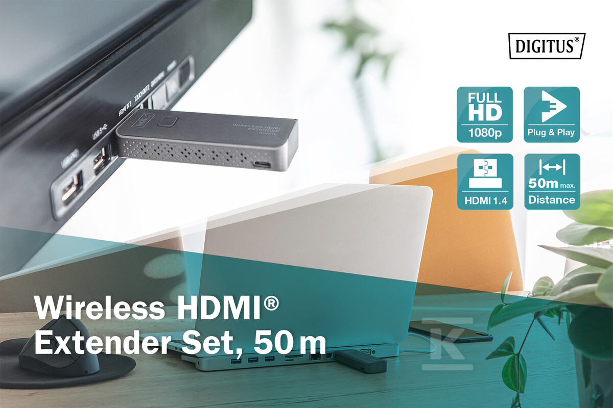 Przedłużacz/Extender HDMI bezprzewodowy - DS-55318