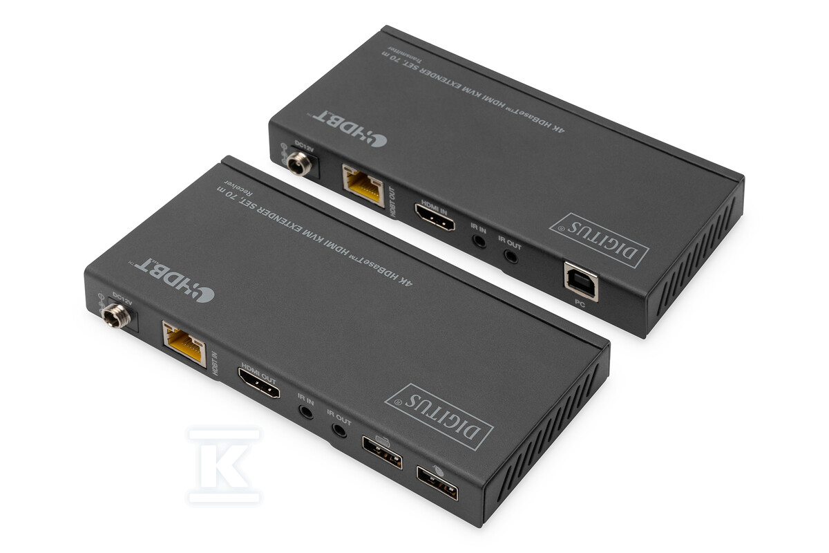 Przedłużacz/Extender KVM HDMI+USB - DS-55512