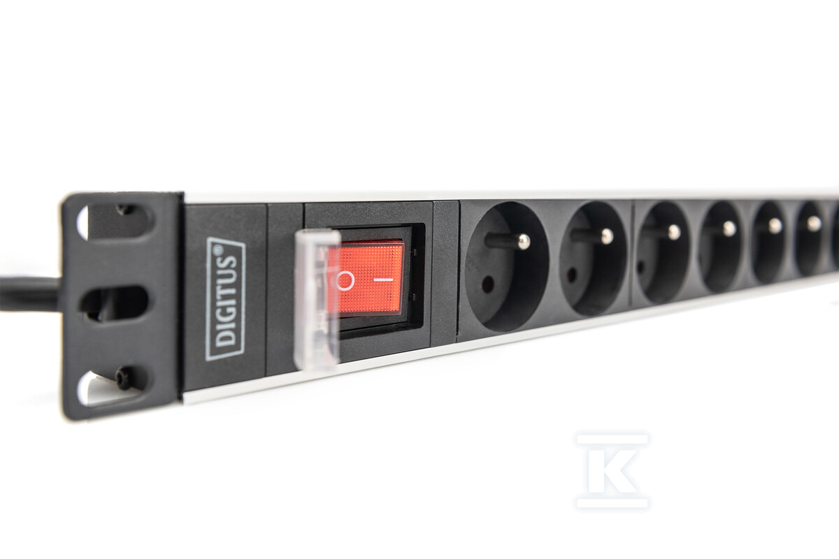1U Aluminum PDU, rackmountable, 8x CEE - DN-95402-1-FR