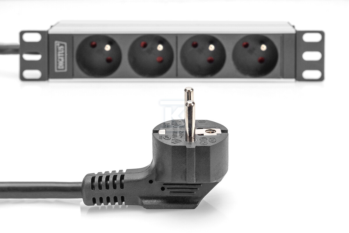 1U Aluminum PDU, 254 mm (10") rack - DN-95418-FR