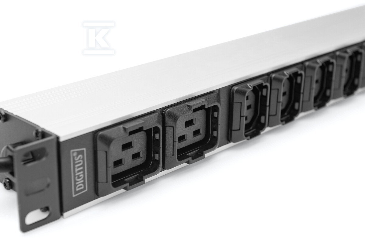 Listwa zasilająca PDU 19" Rack, 8x - DN-95427