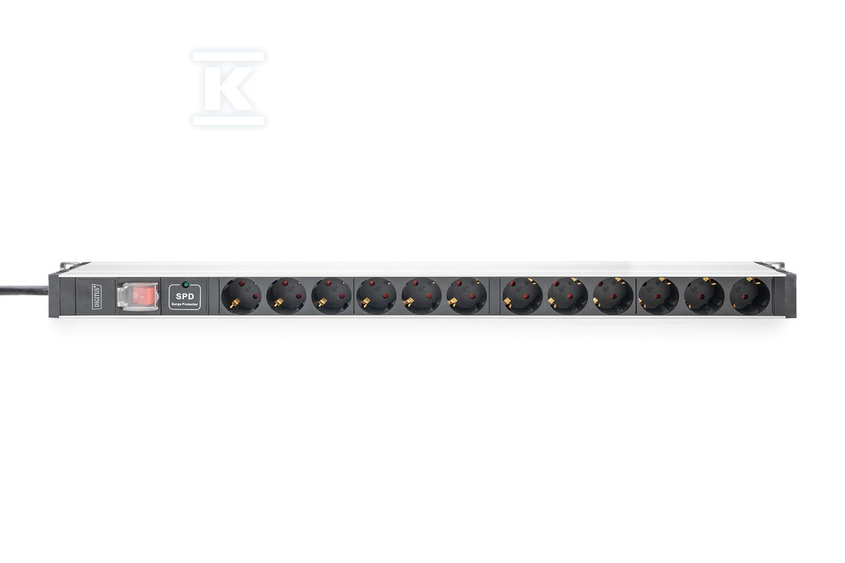 Listwa zasilająca PDU 0U, 12x - DN-95435
