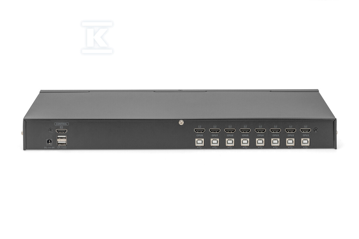 Przełącznik KVM 8 portowy, Rack 19", 4K - DS-12910