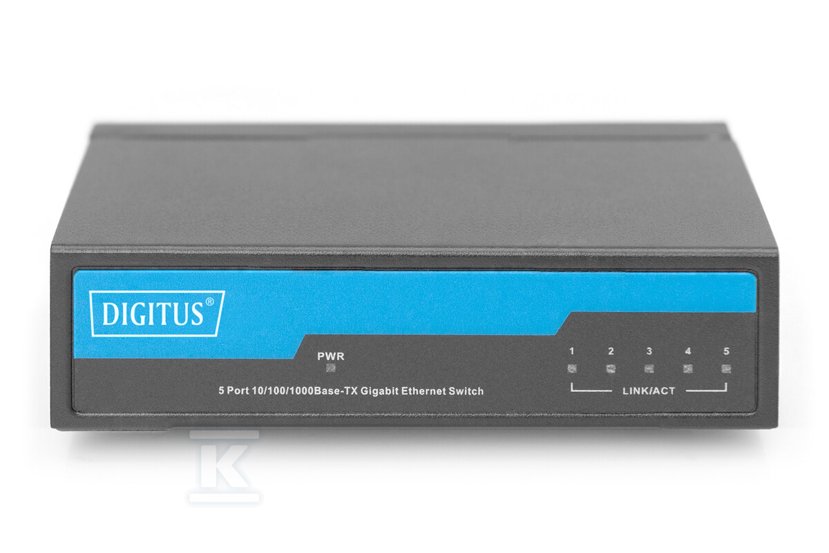 Switch niezarządzalny 5-portowy Gigabit - DN-80202-1
