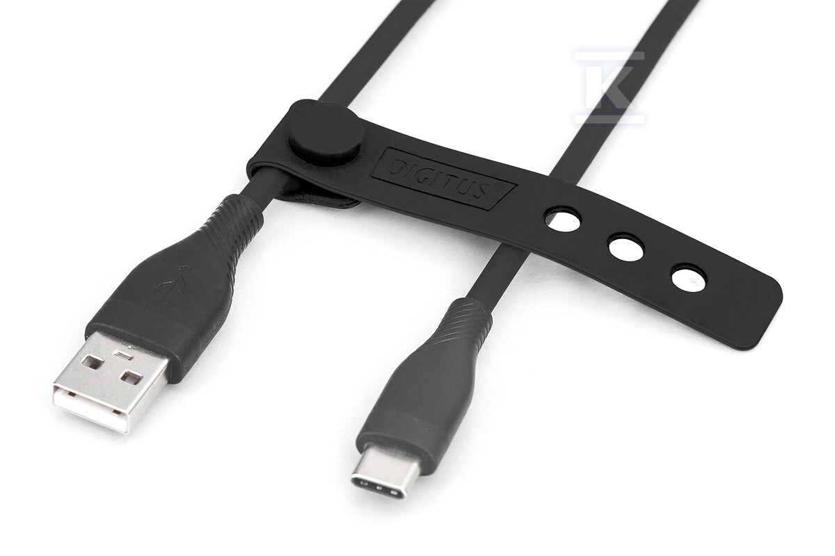 Kabel zasilający silikonowy USB-A - - AK-300340-020-S