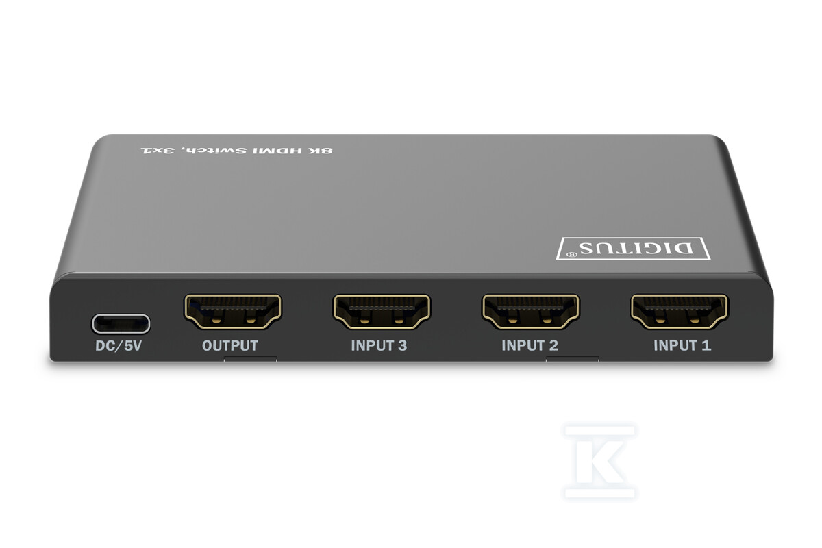 Przełącznik / Switch HDMI 3x1, 8K/60Hz - DS-55333