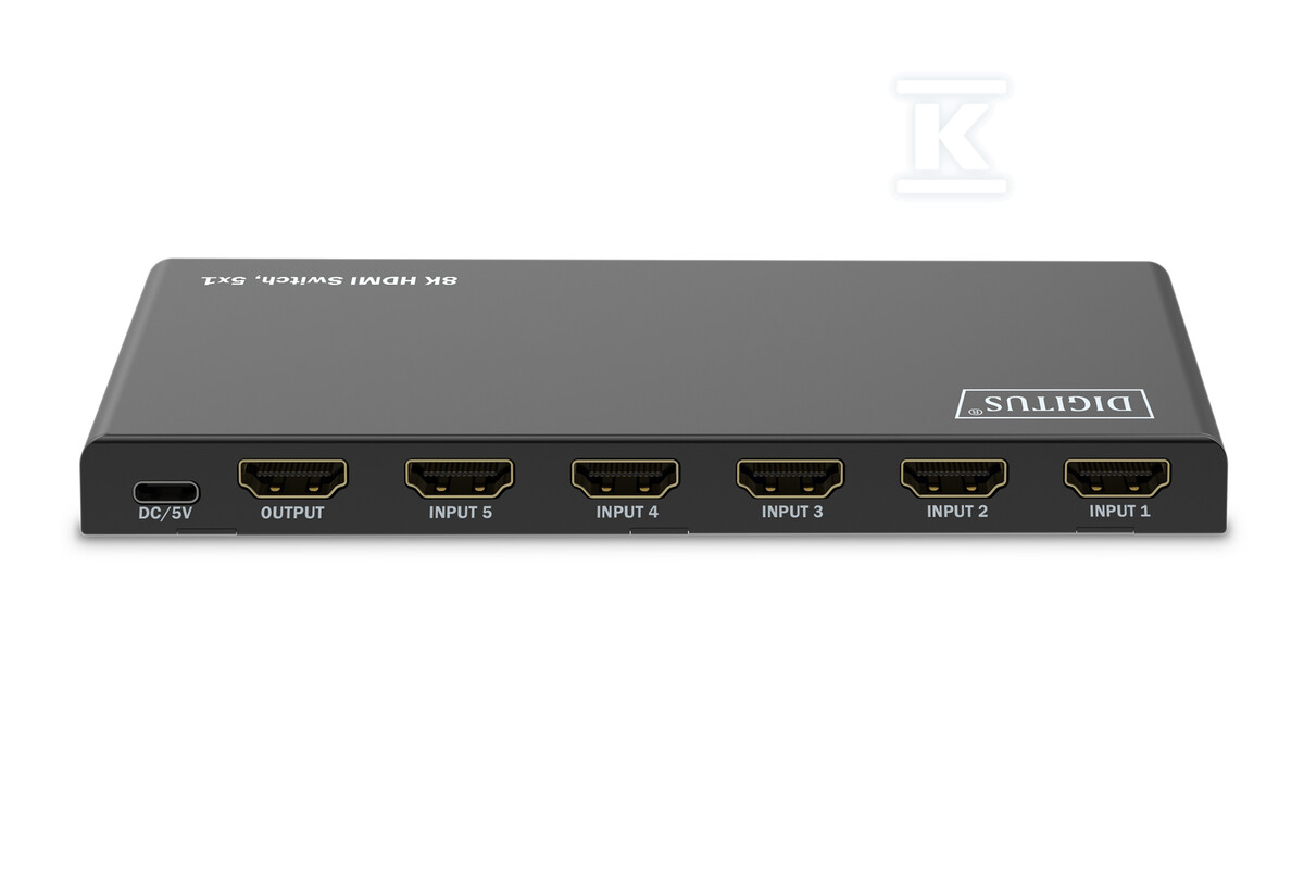 Przełącznik / Switch HDMI 5x1, 8K/60Hz - DS-55334