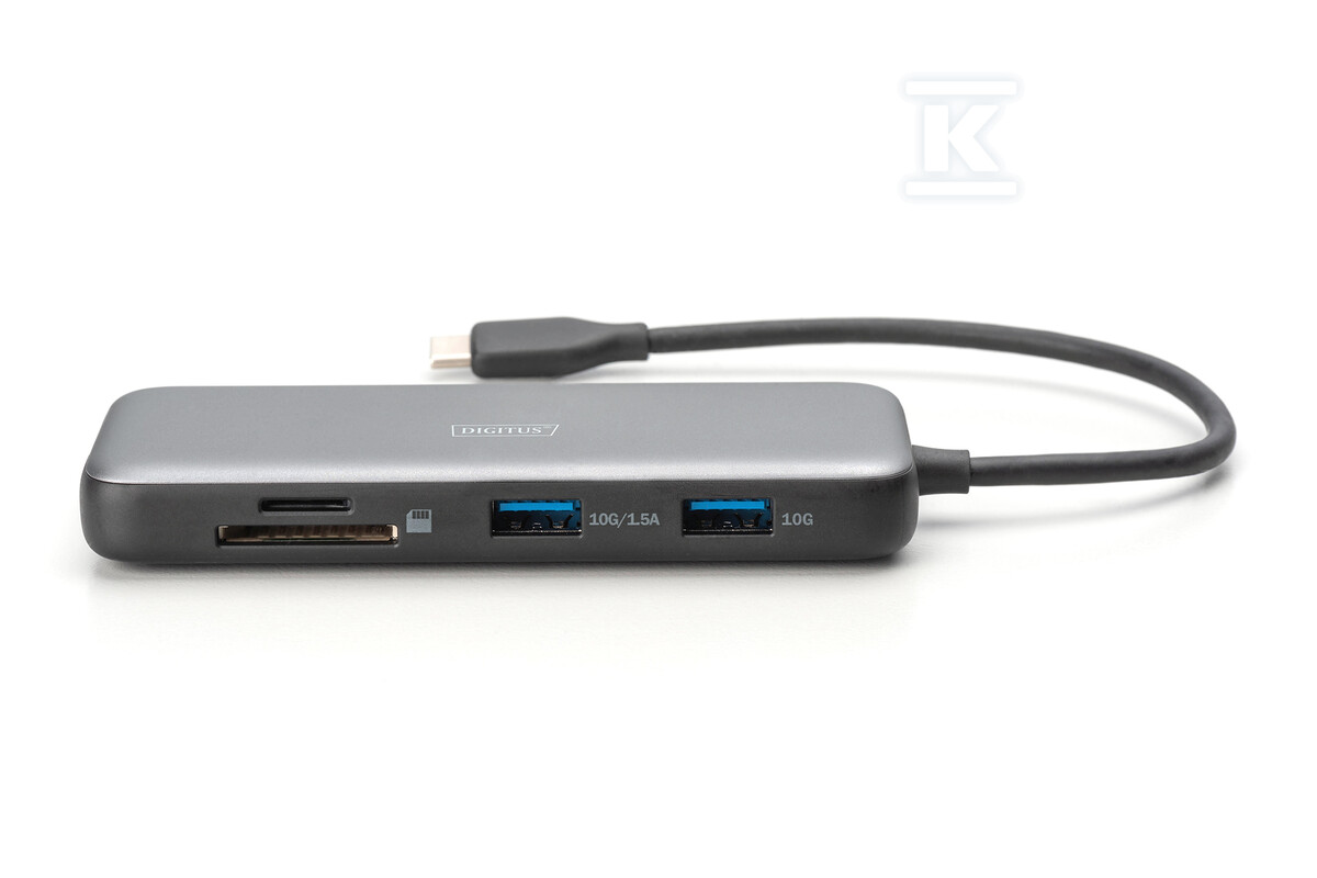 Stacja dokująca USB-C 8 portowa, max. - DA-70915