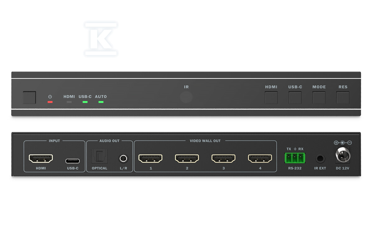 Kontroler ściany wideo 1xHDMI/USB-C (DP - DS-55358