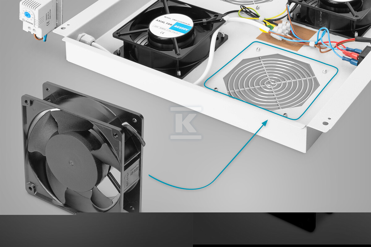 Fan replacement for fan units138 mü/h - DN-19 FAN