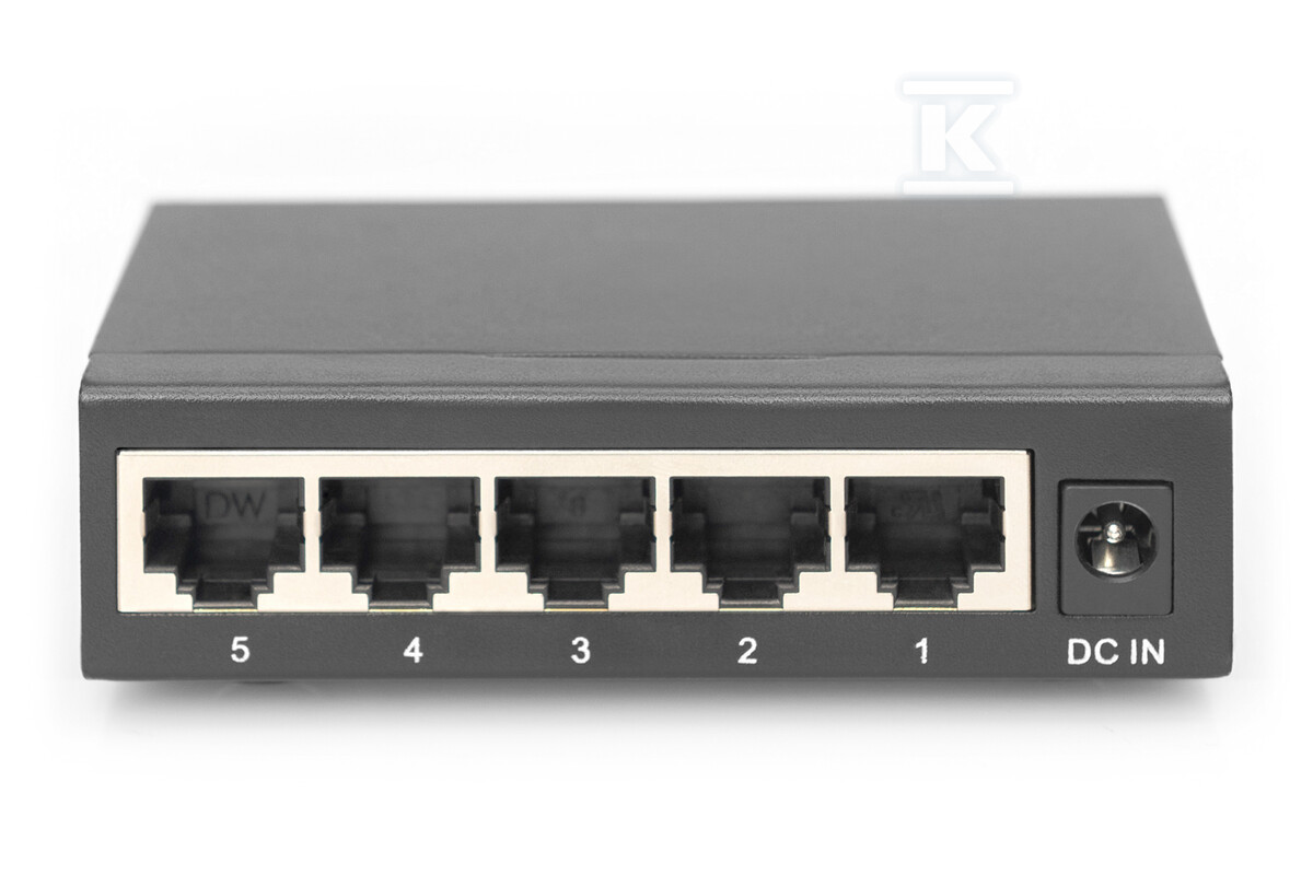 Switch niezarządzalny 5-portowy Gigabit - DN-80202-1