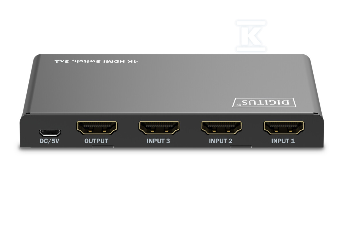 Przełącznik / Switch HDMI 3x1, 4K/60Hz - DS-55331