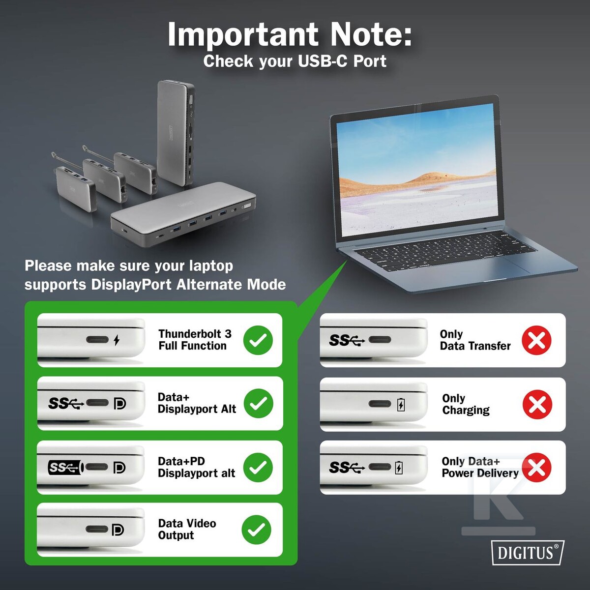 Stacja dokująca USB-C 11 portowa, max. - DA-70917