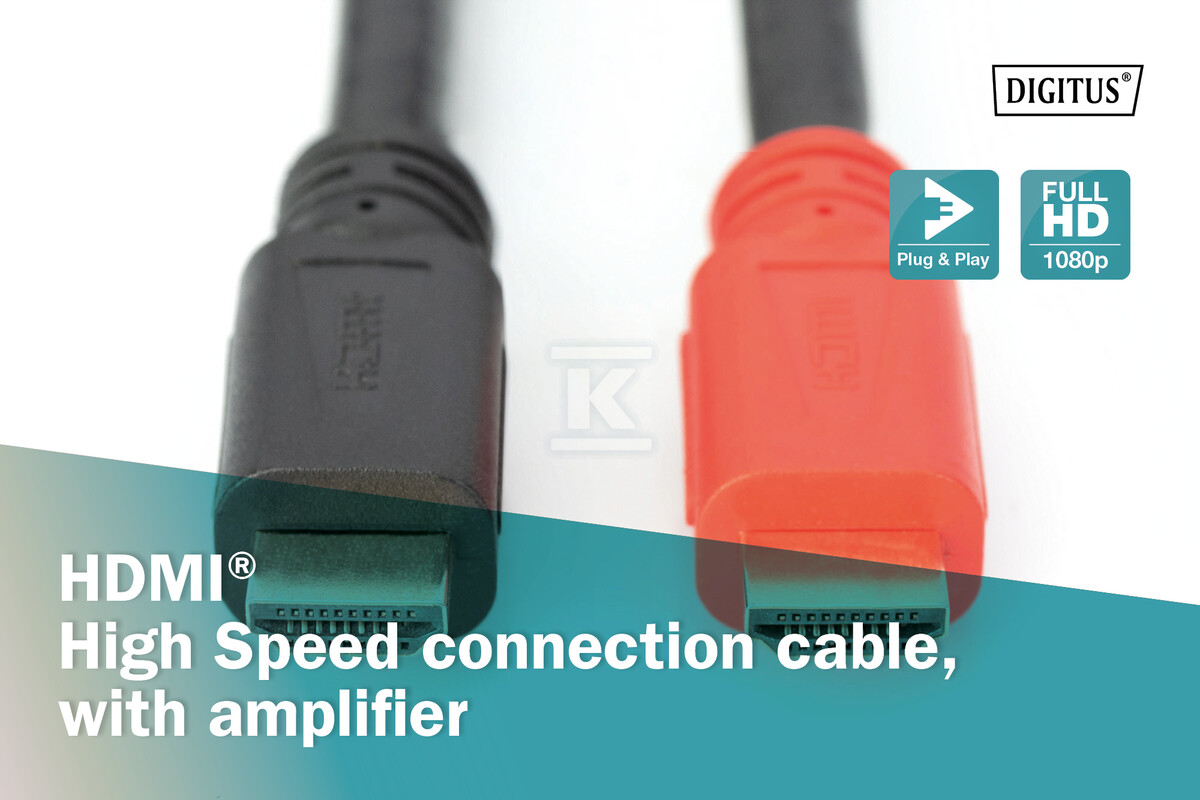 Kabel połączeniowy ze wzmacniaczem HDMI - AK-330105-200-S