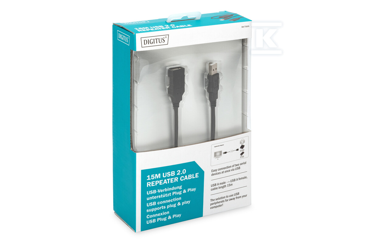 Kabel przedłużający USB 2.0 HighSpeed - DA-73101