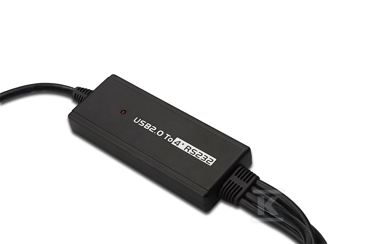 Kabel adapter USB-A 2.0 męski do 4x - DA-70159