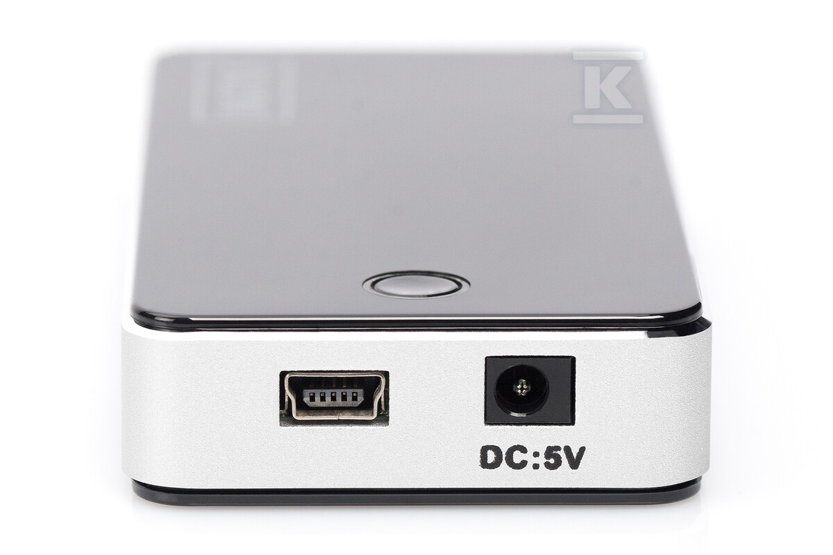 HUB 7-portowy USB 2.0 HighSpeedaktywny, - DA-70222