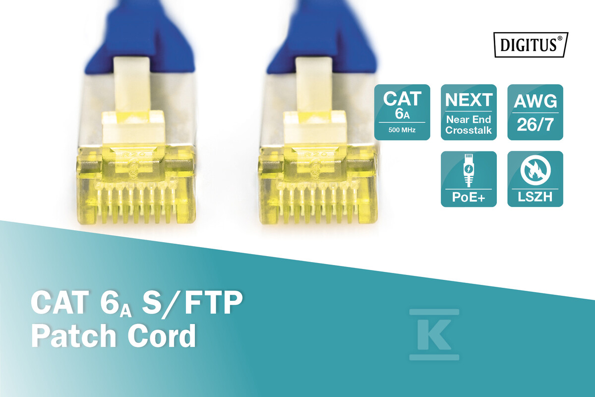 Крос-кабель (патч-корд) RJ45-RJ45, - DK-1644-A-030/B