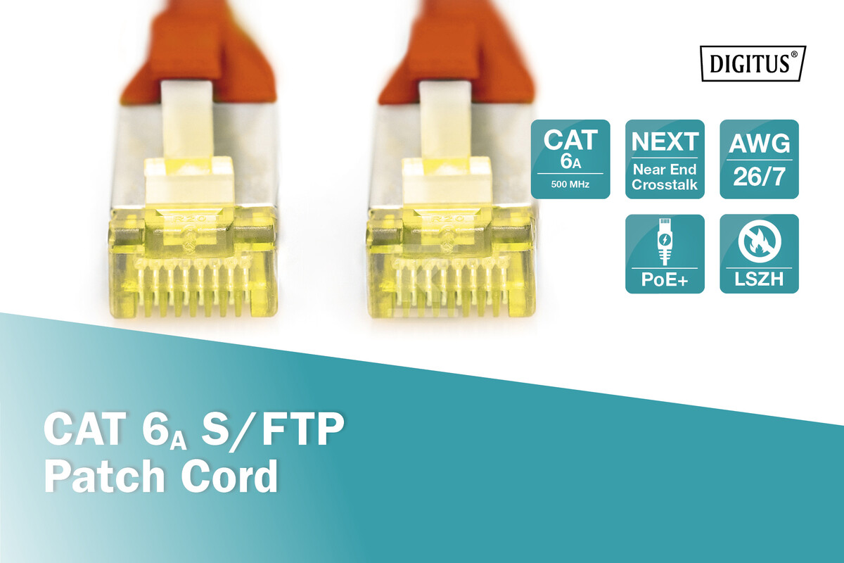 Крос-кабель (патч-корд) RJ45-RJ45, кат. - DK-1644-A-100/R