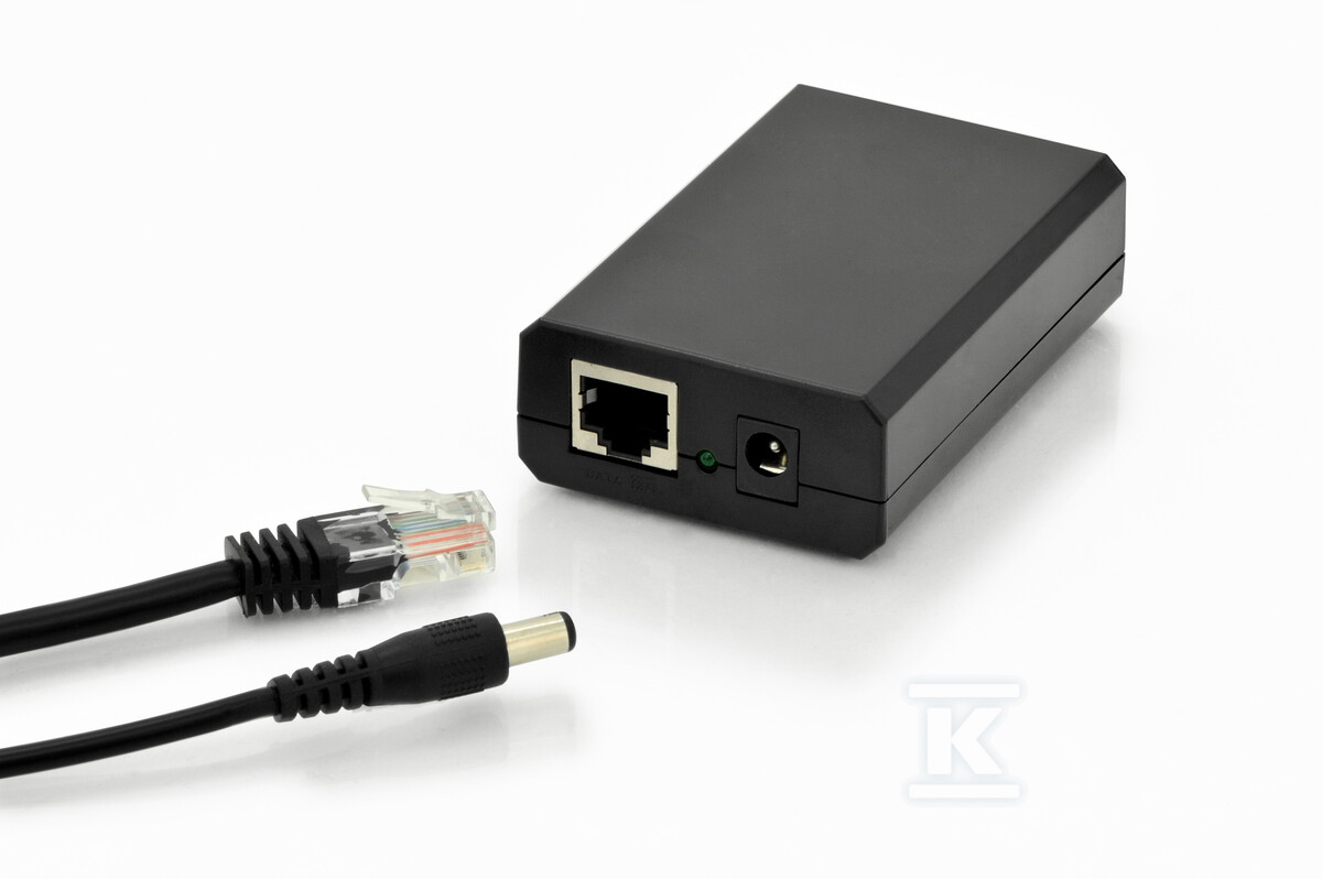 Splitter PoE+ 802.3at do RJ45/DC5/9/12V - DN-95205
