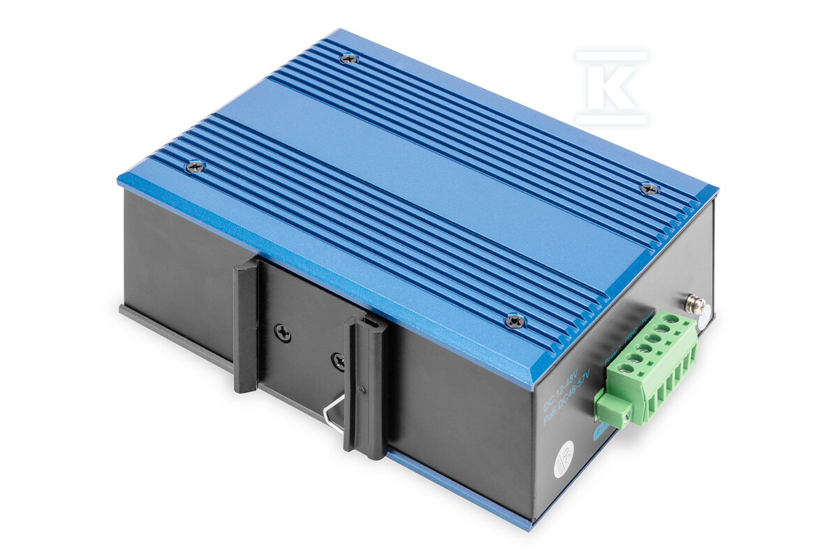 Przemysłowy switch 8x 100Base-TX DIN - DN-650106